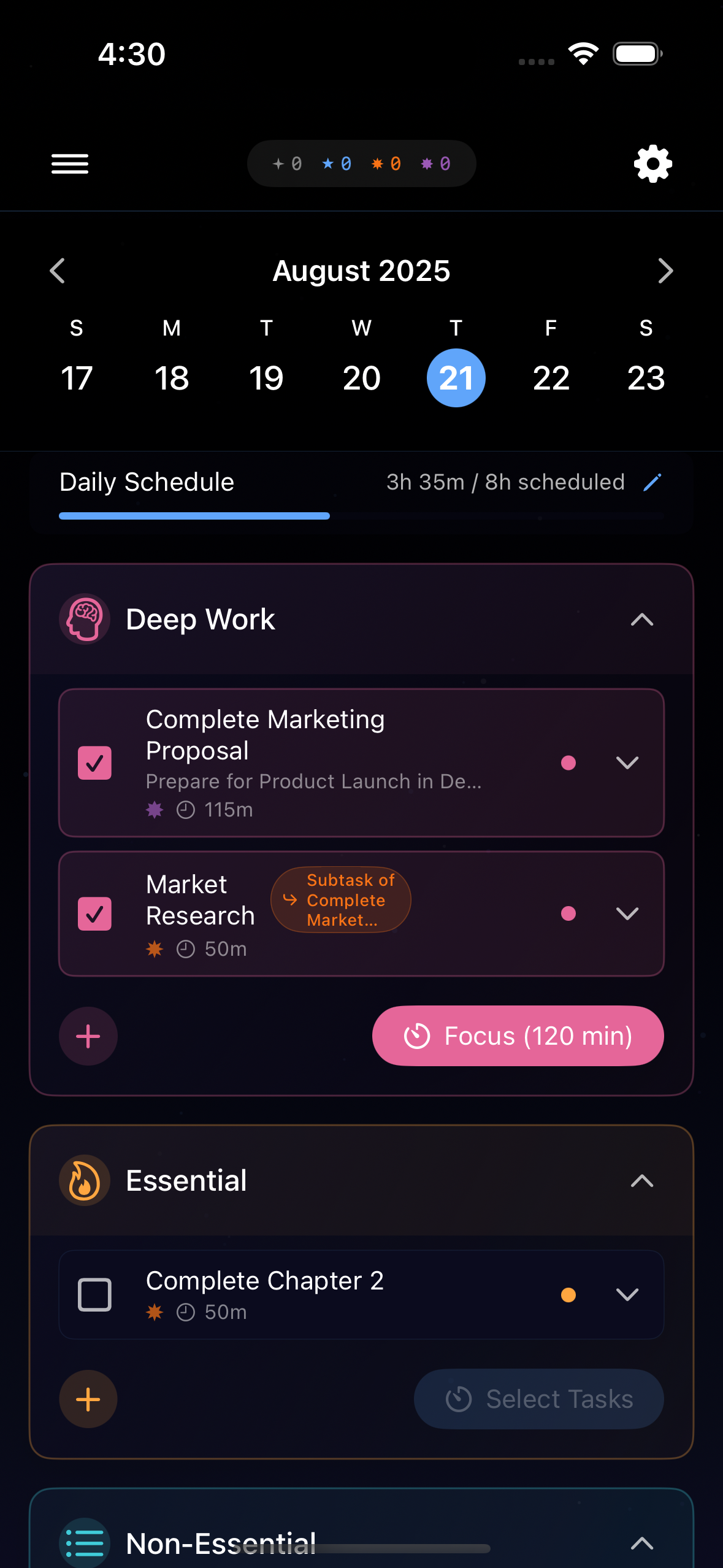LyraFocus App Screenshot